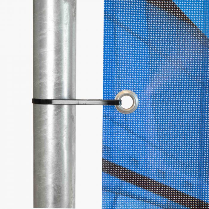 Textiellook Flag bouwhekdoek voor professionele uitstraling.